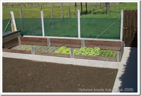 opbouw koude bak moestuin